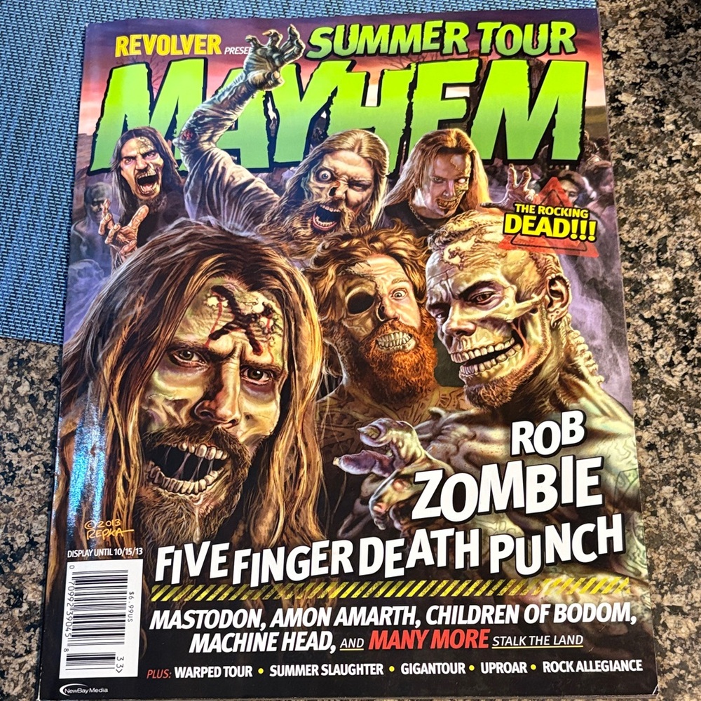 Affliction Magazine Cover with Bold Graphics